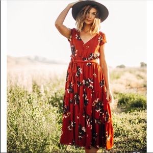 NWT Free People All I Got Maxi Dress Size 8